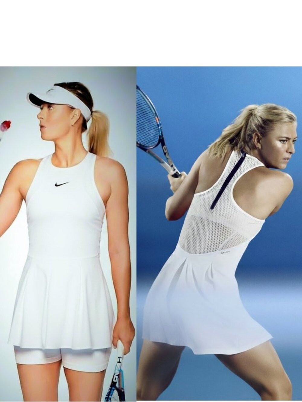 Nwt Nike Maria Sharapova Tennis Dress w/ Back Zipper pleated skirt M Medium